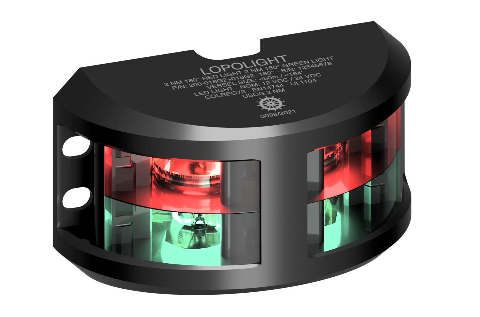 2nm 180° Red and Green combined light blk 2nm 180° Red and Green combined light blk